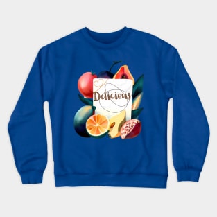 Delicious fruits picked from an organic orchard Crewneck Sweatshirt